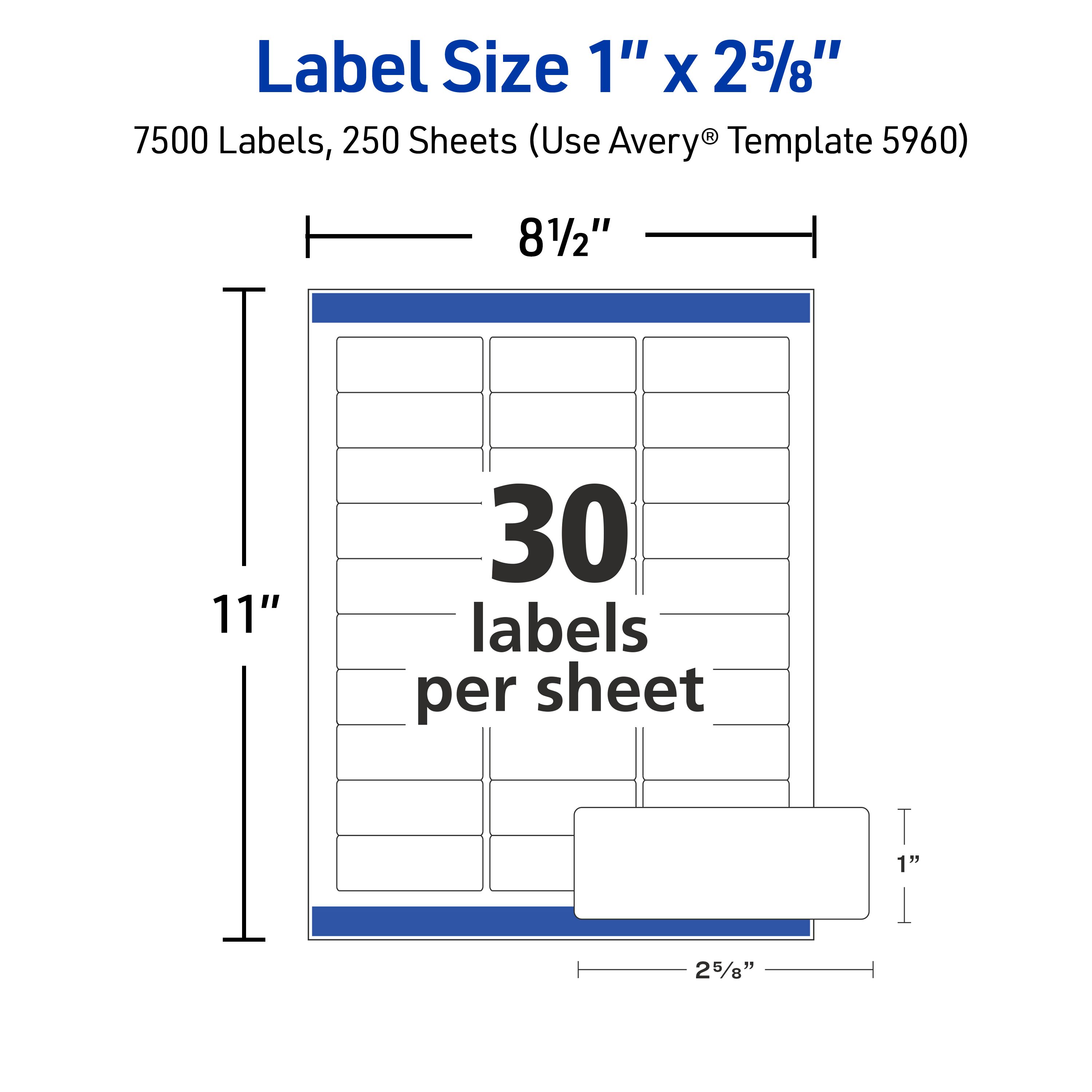 Easy Peel® Address Labels with Sure Feed® 5960 | Avery
